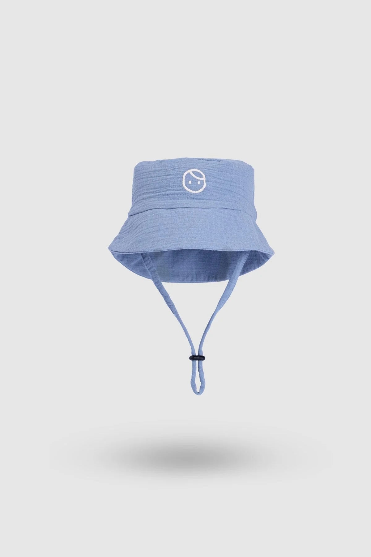 Organic Cotton Muslin Fisherman Baby Hat - Blue