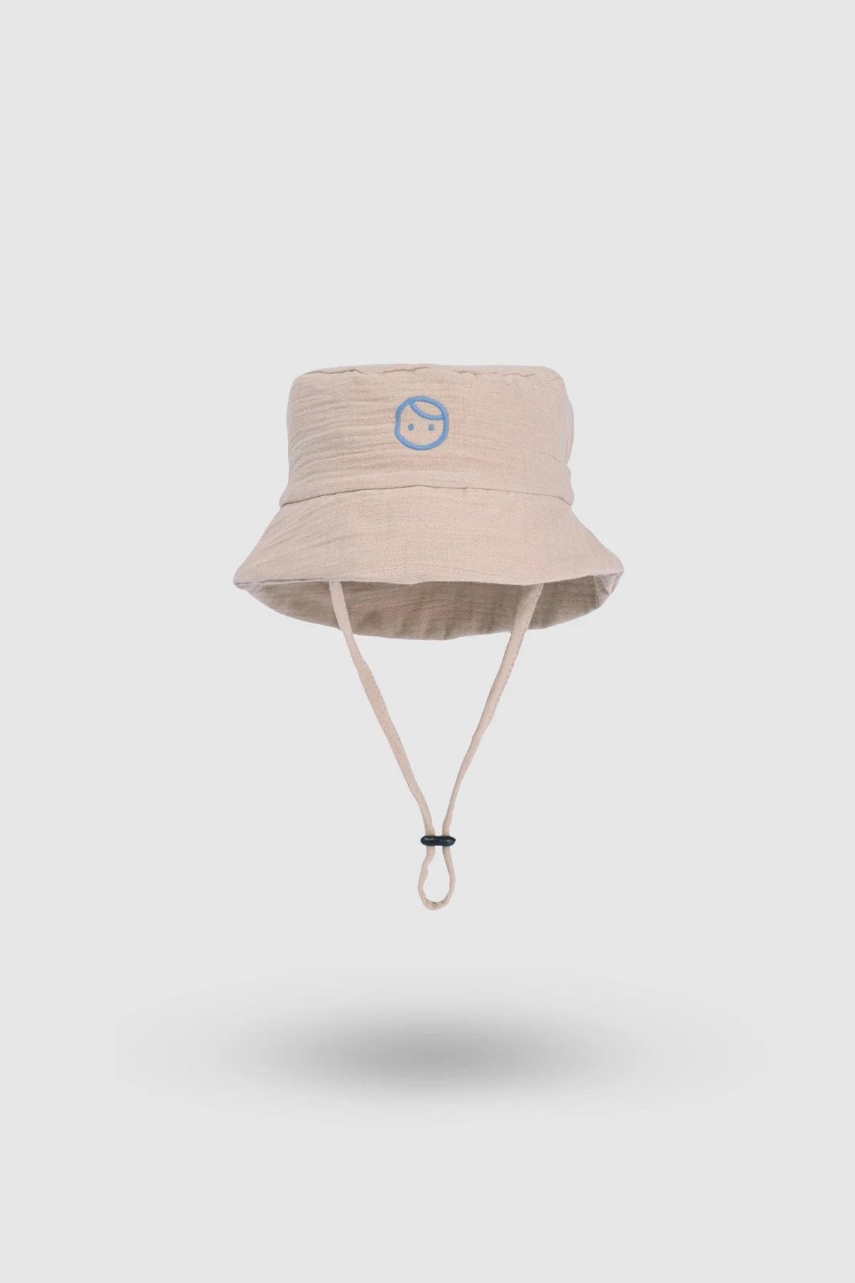 Organic Cotton Muslin Fisherman Baby Hat - Beige