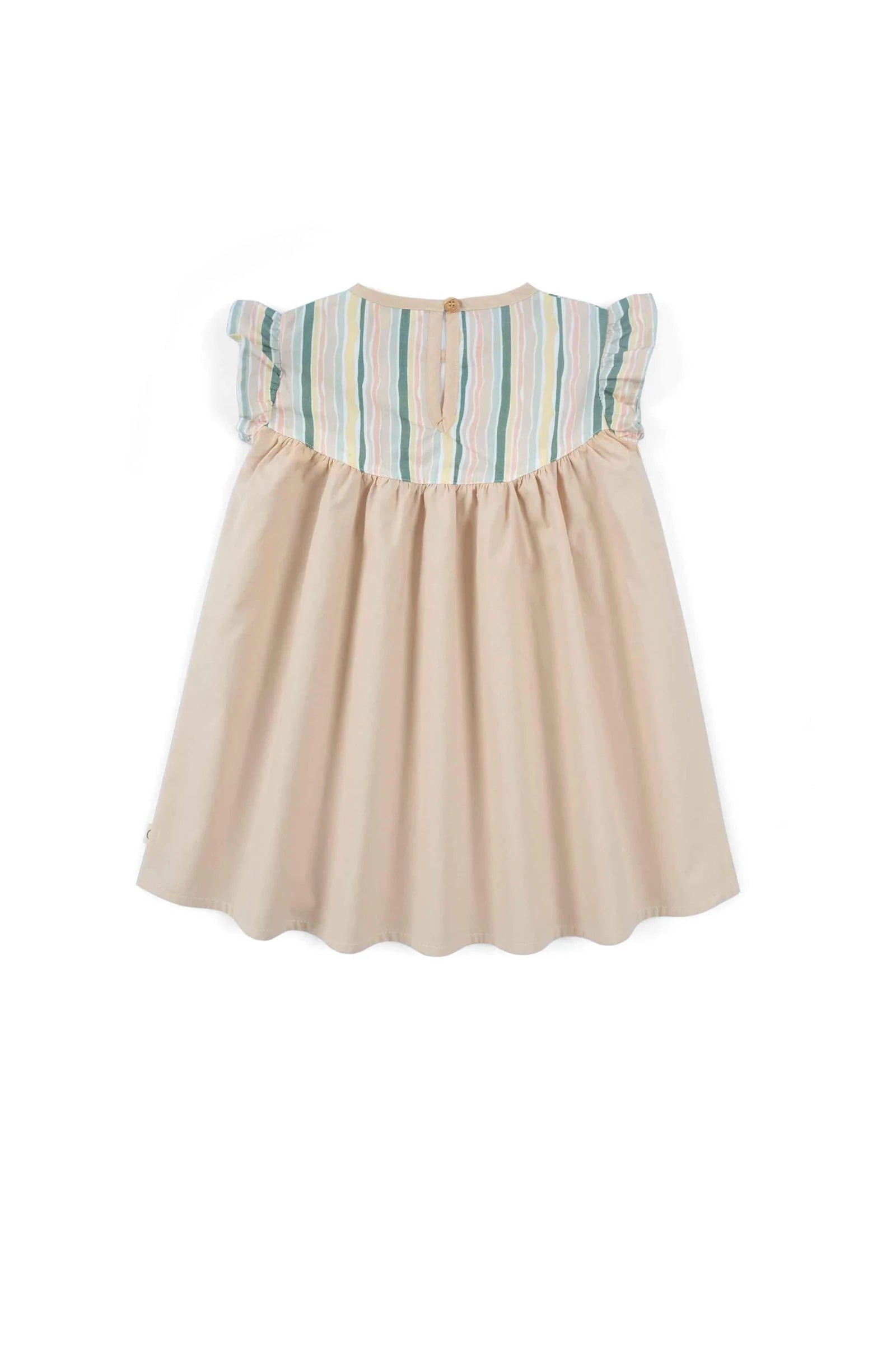 Organic Cotton Dress - Beige