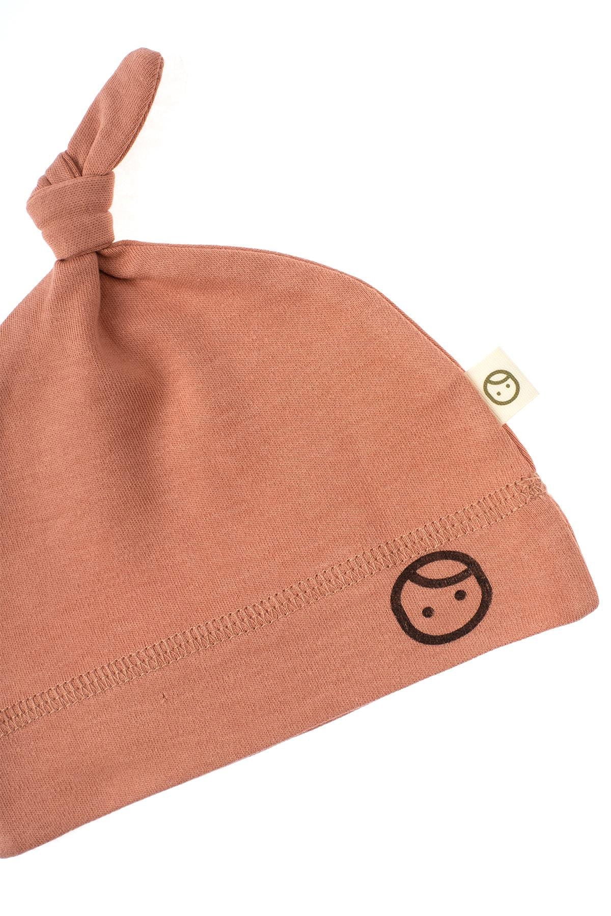 Organic Cotton Newborn Baby Hospital Hat - Pink