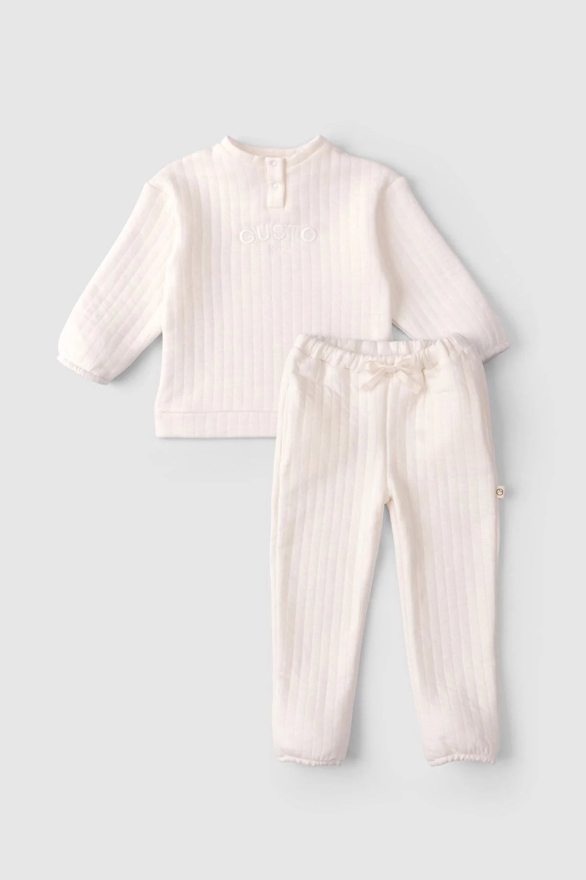 Organic Cotton Tracksuit Set - White