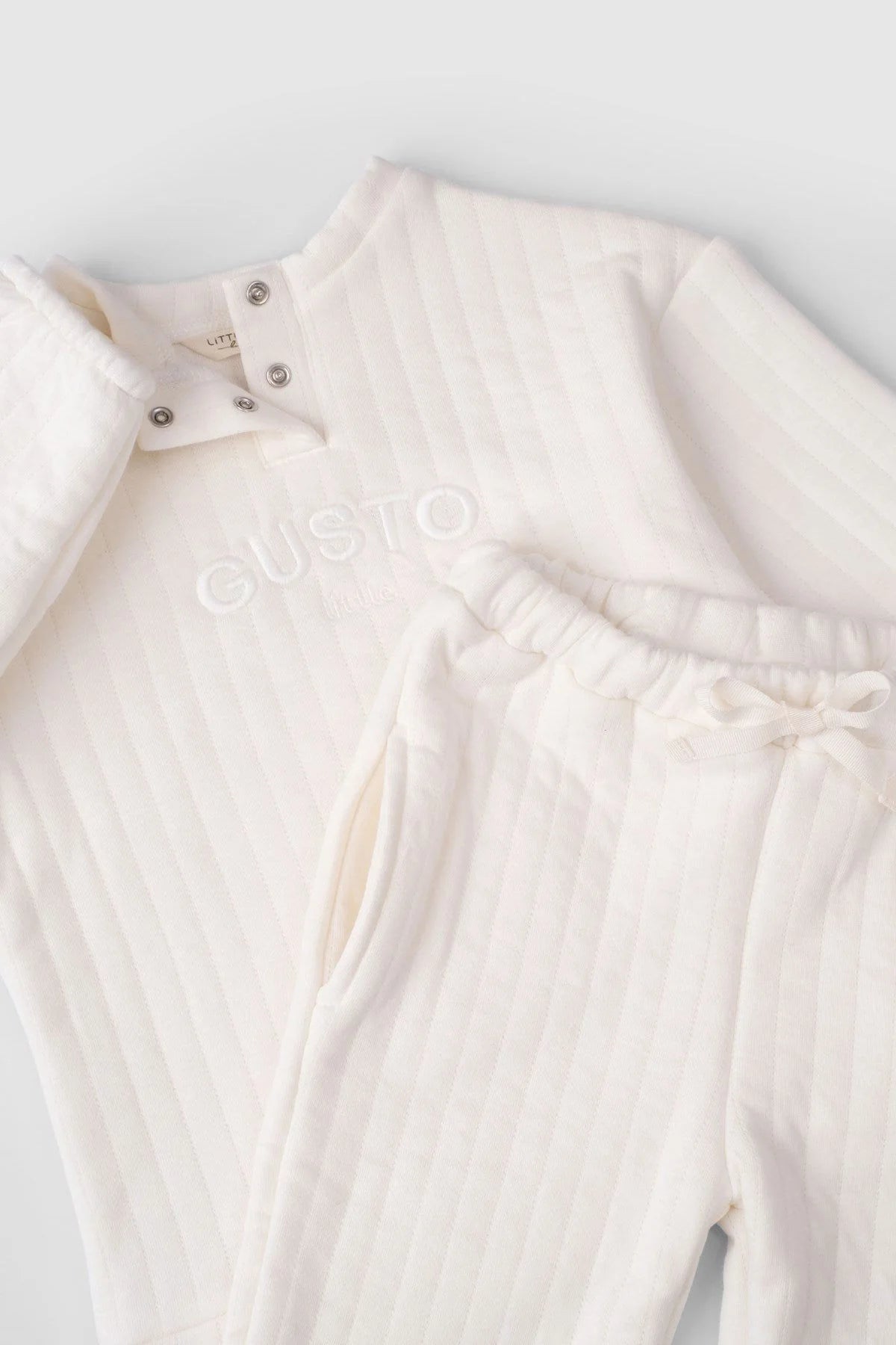 Organic Cotton Tracksuit Set - White