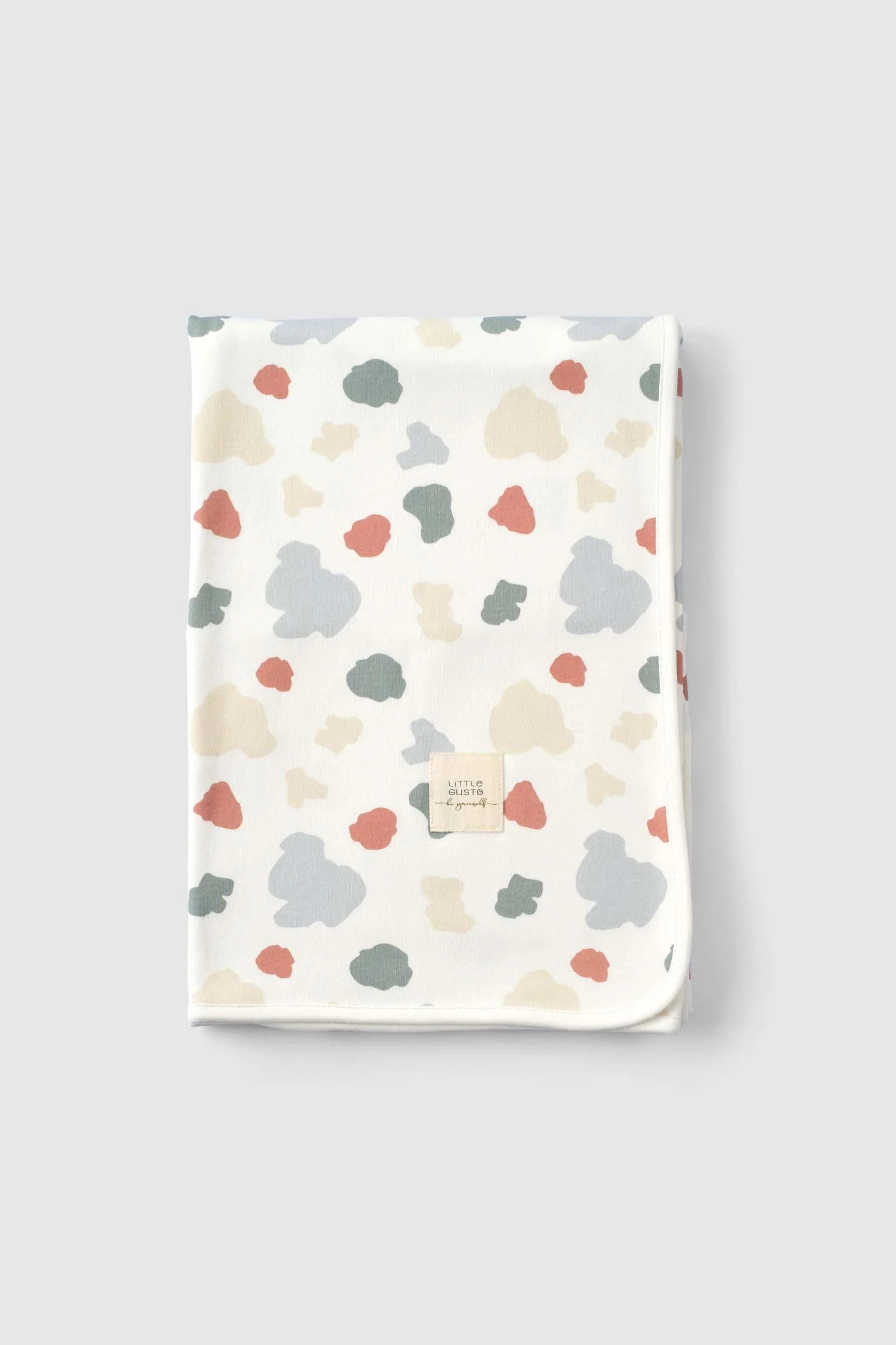 Organic Cotton Double Layer Baby Blanket - Animal Pattern