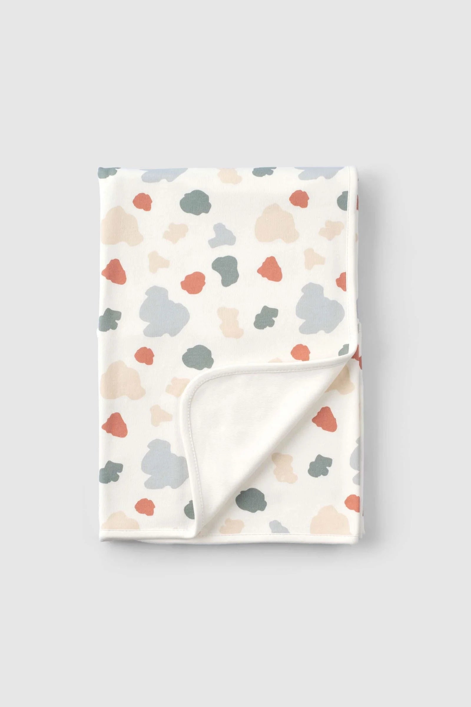 Organic Cotton Double Layer Baby Blanket - Animal Pattern