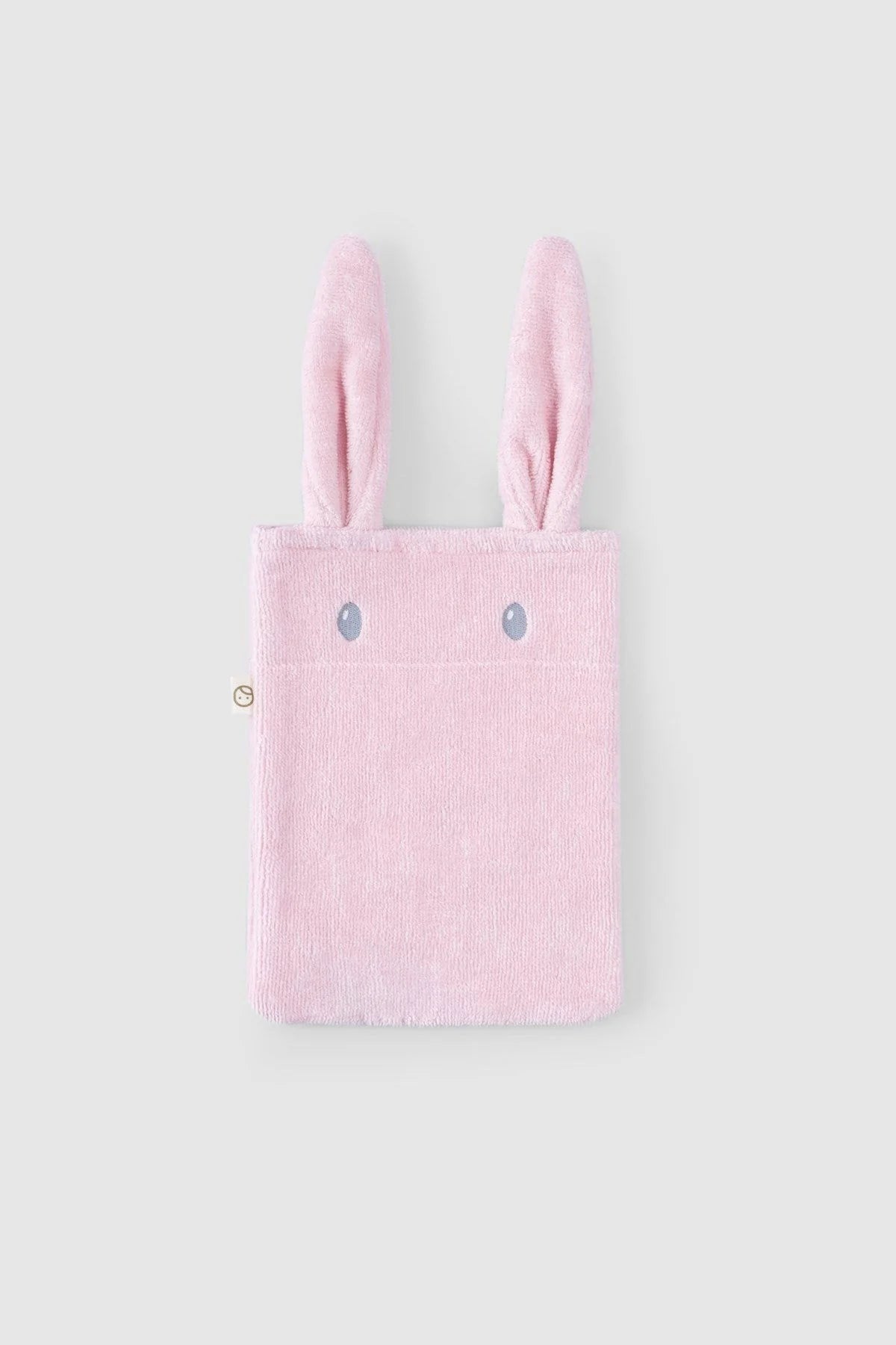 Organic Cotton Baby Bathcape and Pouch Set - Pink