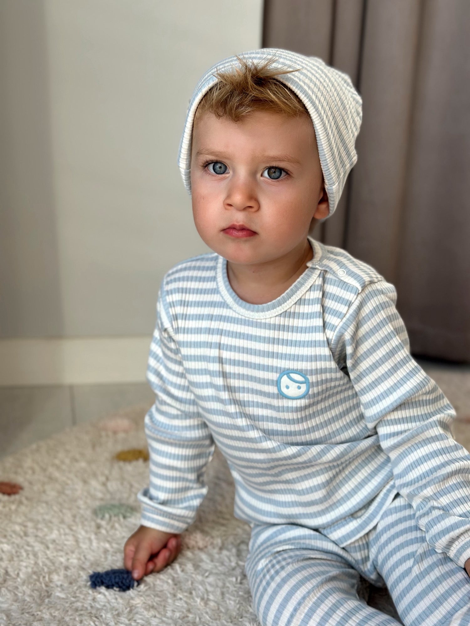 Organic Cotton Modal Baby Set - Blue