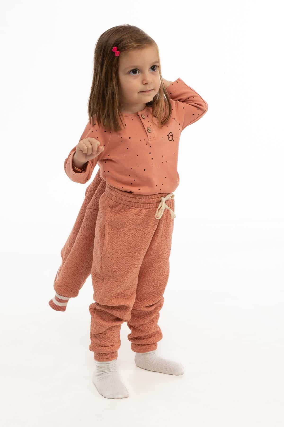 Crinkled Quilted Sweatpants - Pink Baby Wear | Soft & Cozy 