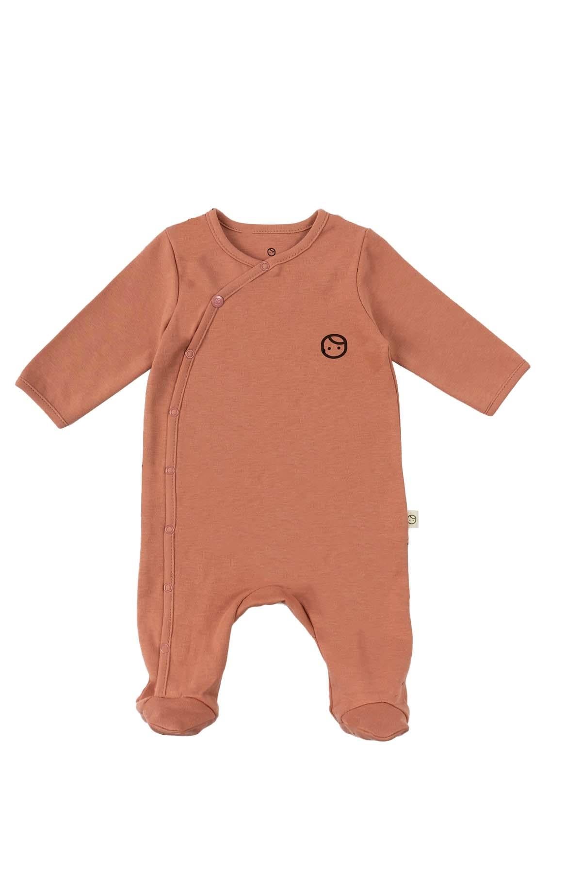 Organic Cotton Footed Onesie - Pink | Soft, Cozy