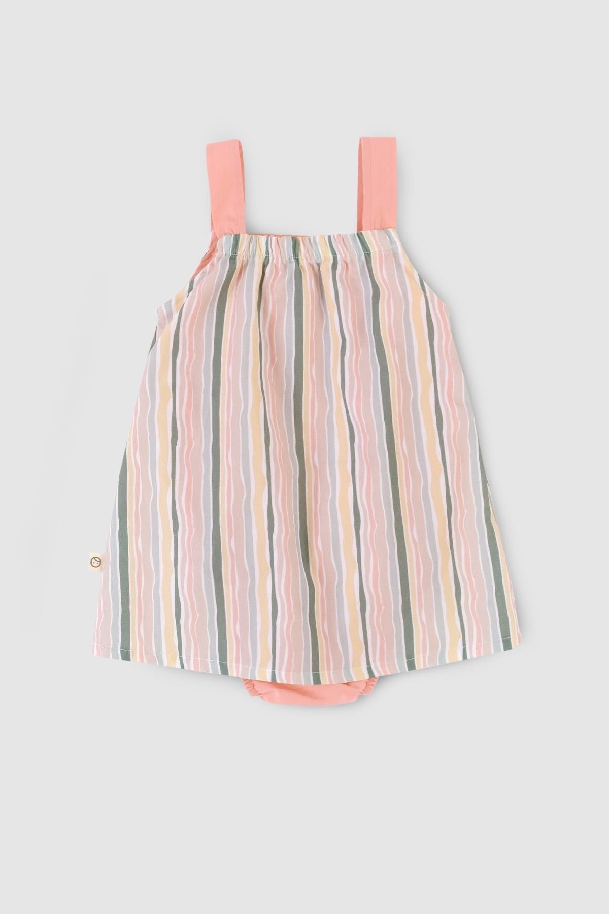 Organic Cotton Dress - Pink Stripes | Soft, Stylish, and Comfortable