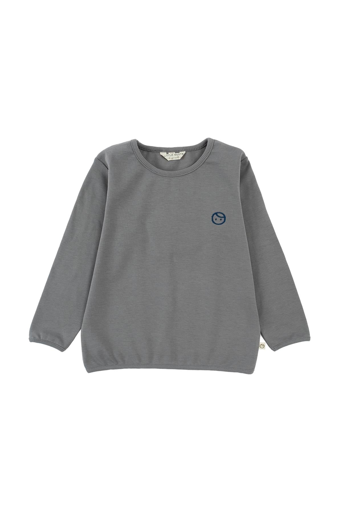 Grey Organic Cotton Sweatshirt - Soft, Sustainable & Comfortable