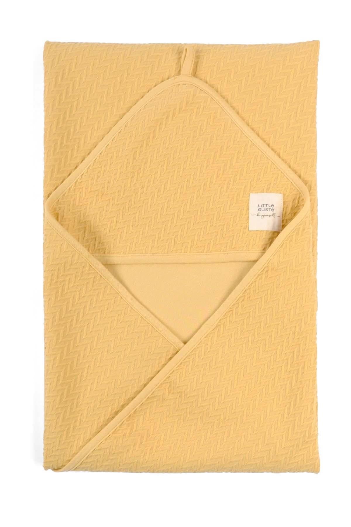 Organic Cotton Bathcape - Yellow