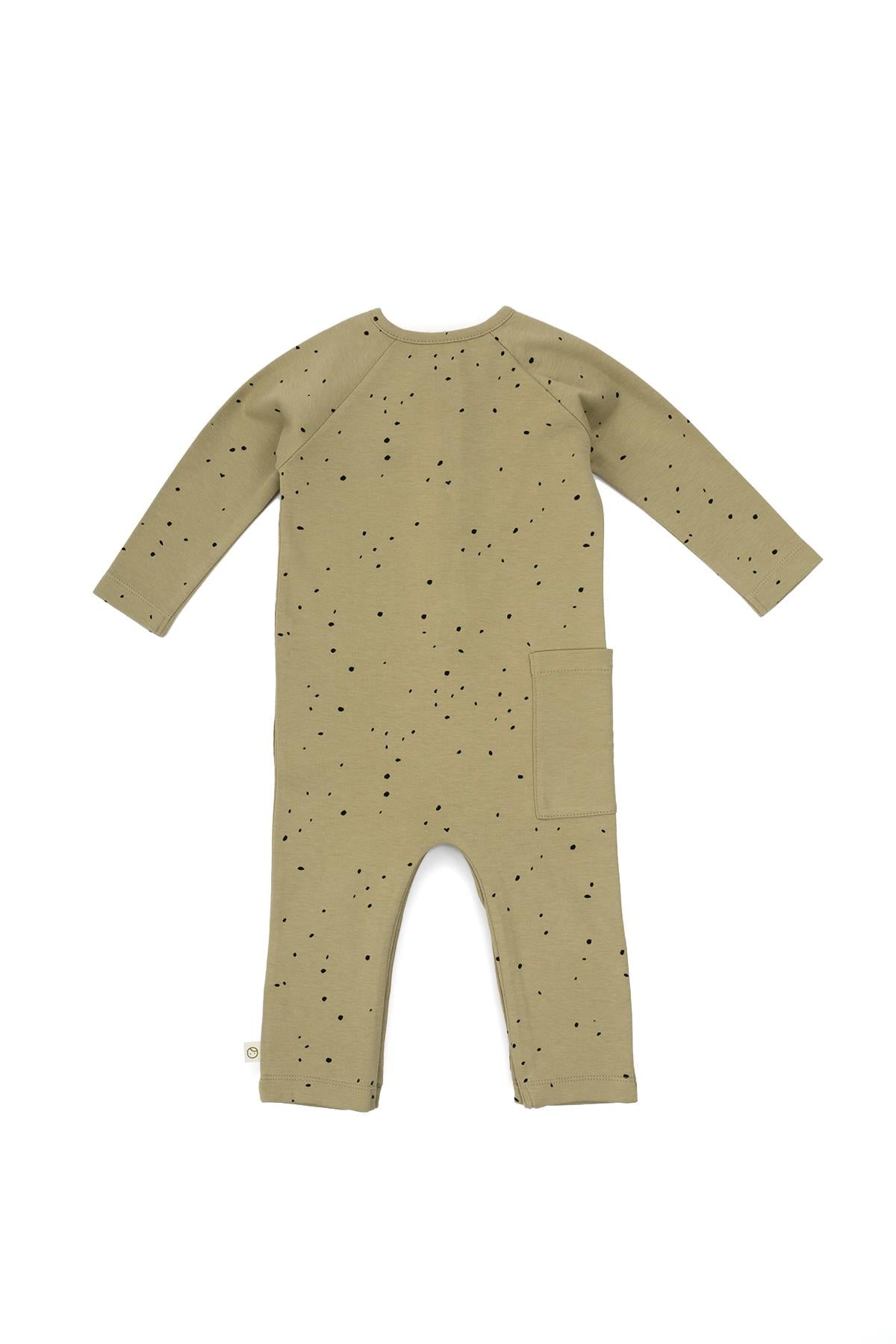 Organic Cotton Onesie in Cosmos Khaki | Comfortable Babywear