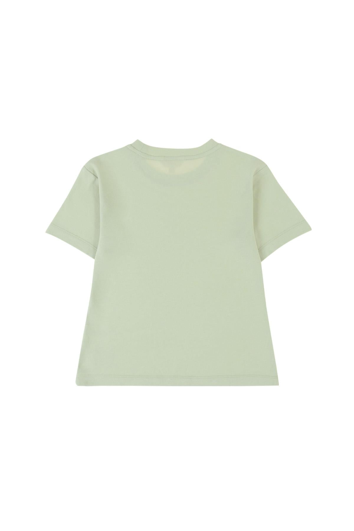 Bamboo Oversized T-Shirt - Green | Kids Wear | Soft & Eco-Friendly