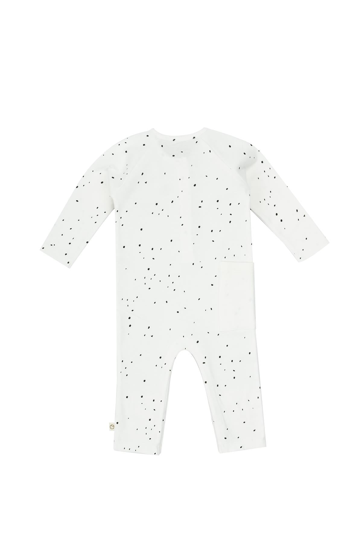 Organic Cotton Onesie in Cosmos White | Soft and Pure Babywear