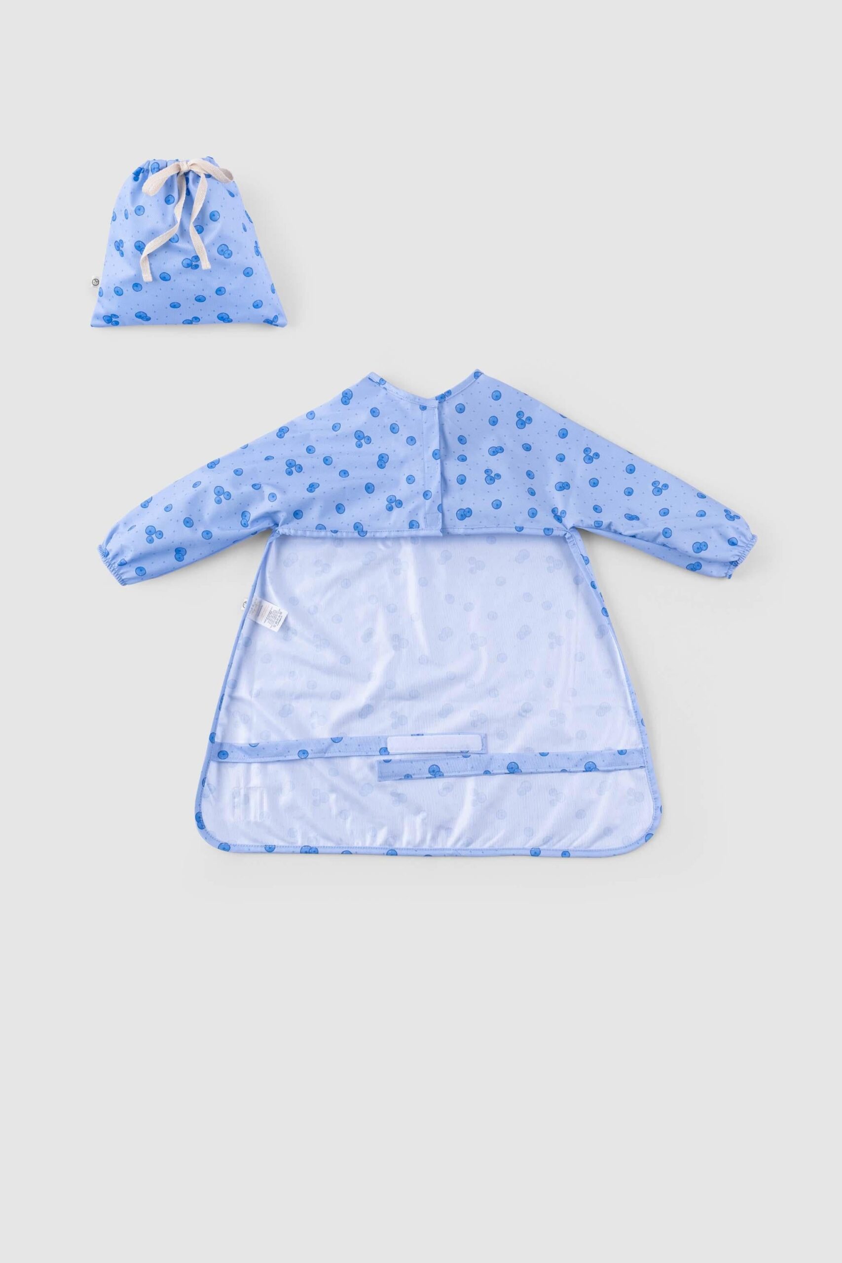 Liquid Proof Smock for BLW - Blueberry Pattern | Waterproof 