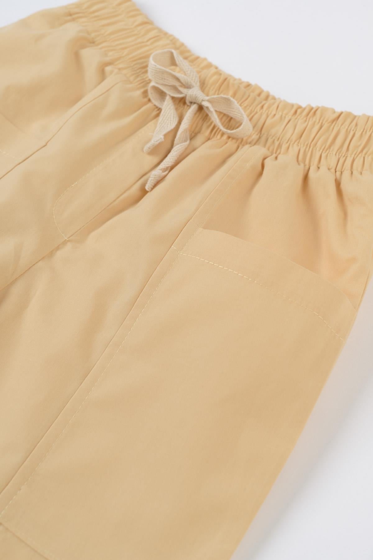 Organic Cotton Pants for Kids in Yellow | Bright and Comfortable