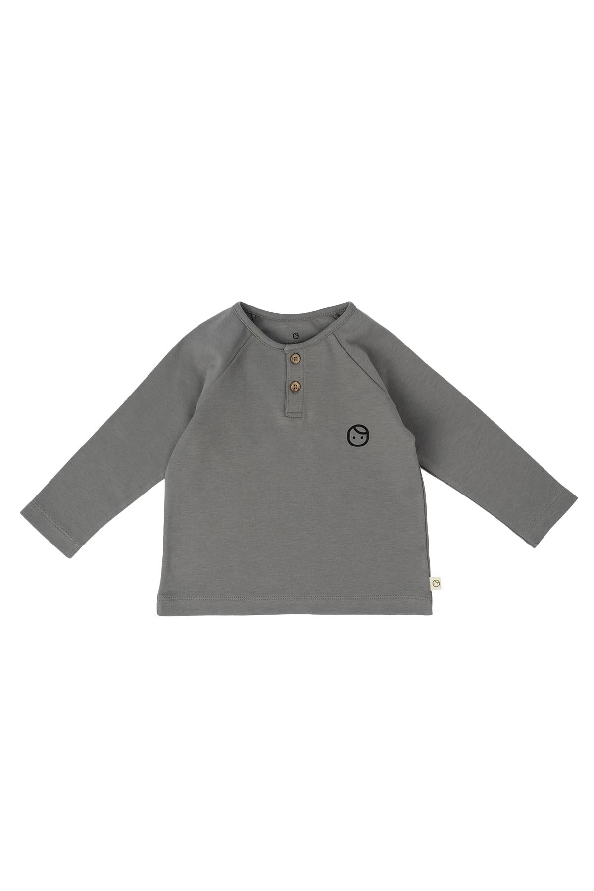 Grey Organic Cotton Pyjama Set for Kids & Babies | Cozy Sleepwear