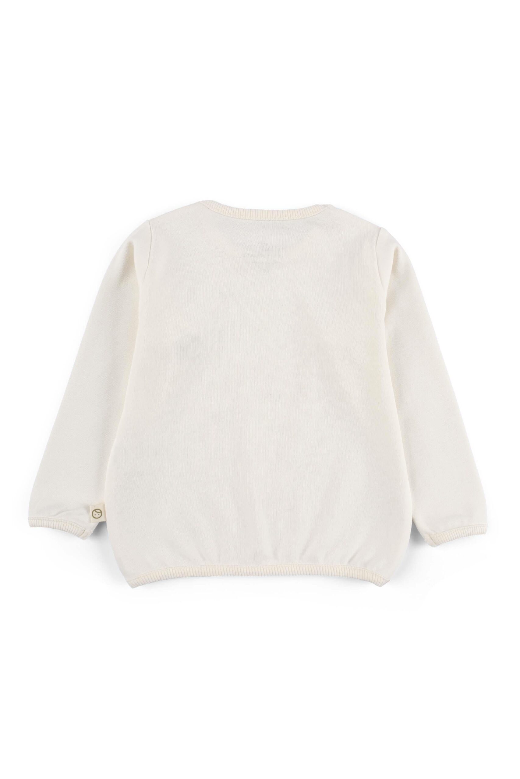 Organic Cotton Sweatshirt - White | Soft & Comfortable