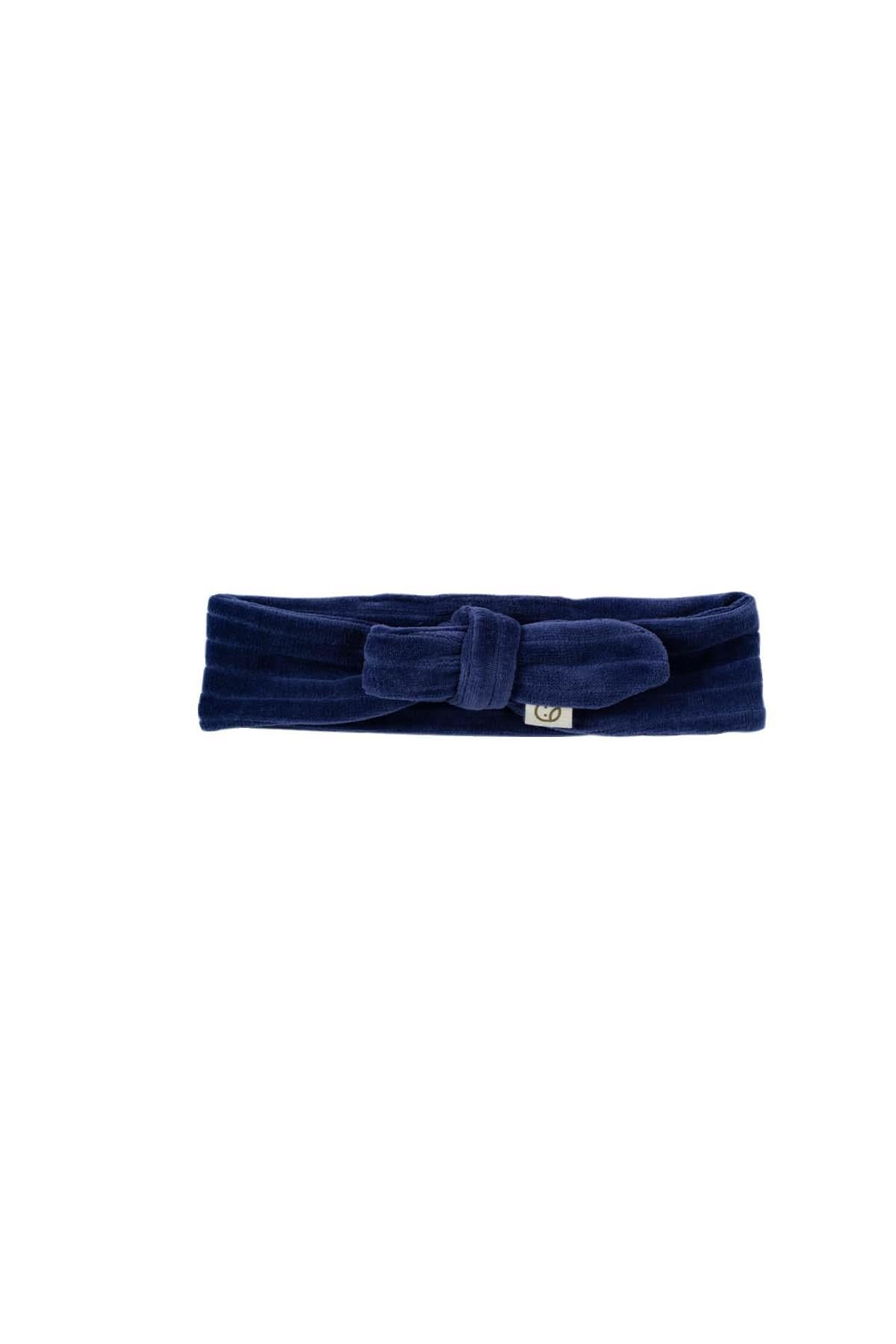 Organic Cotton Headband - Velvet Blue | Soft & Elegant