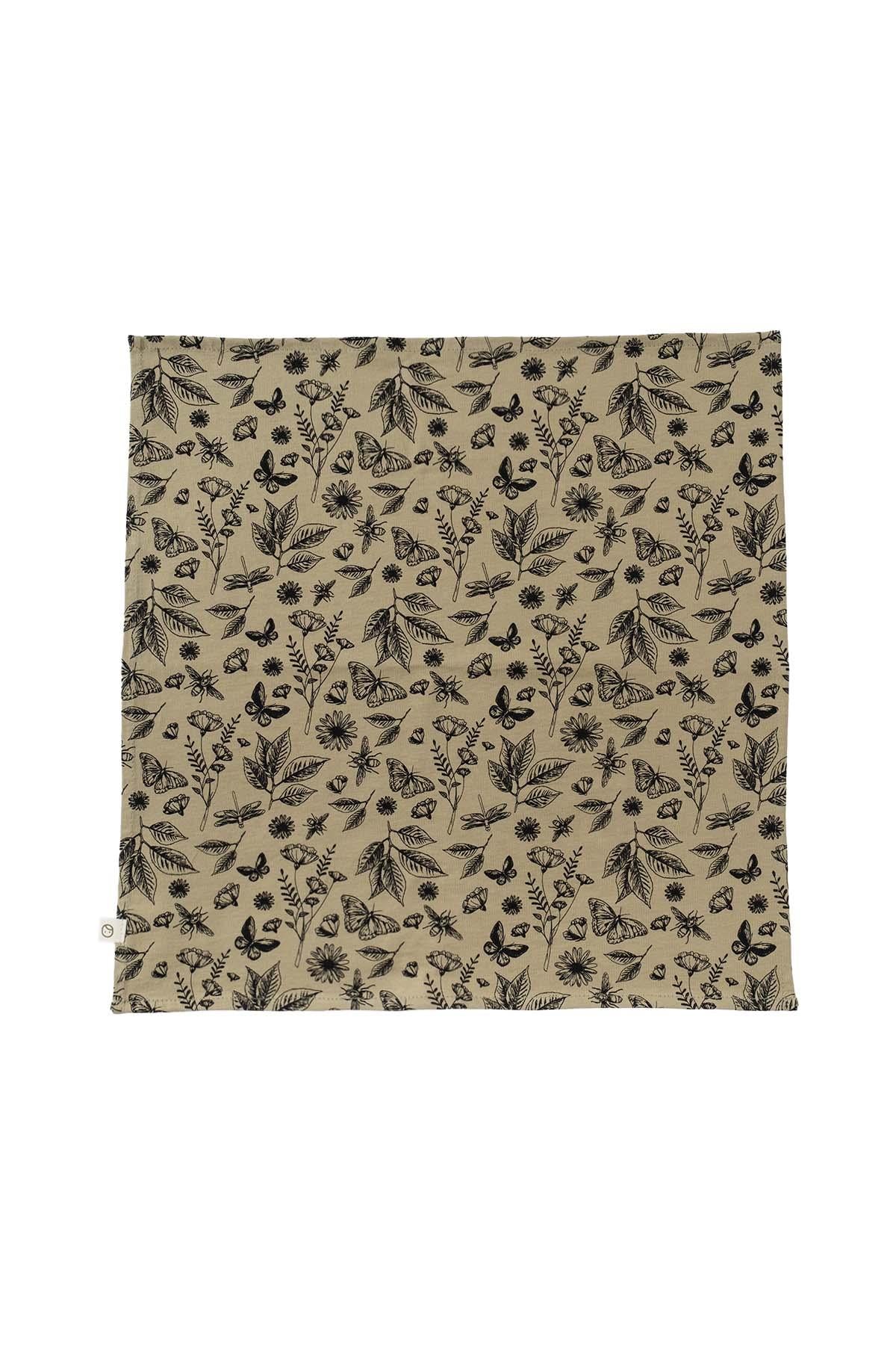 Organic Cotton Scarf Bandana - Khaki | Soft, Stylish & Versatile Accessory