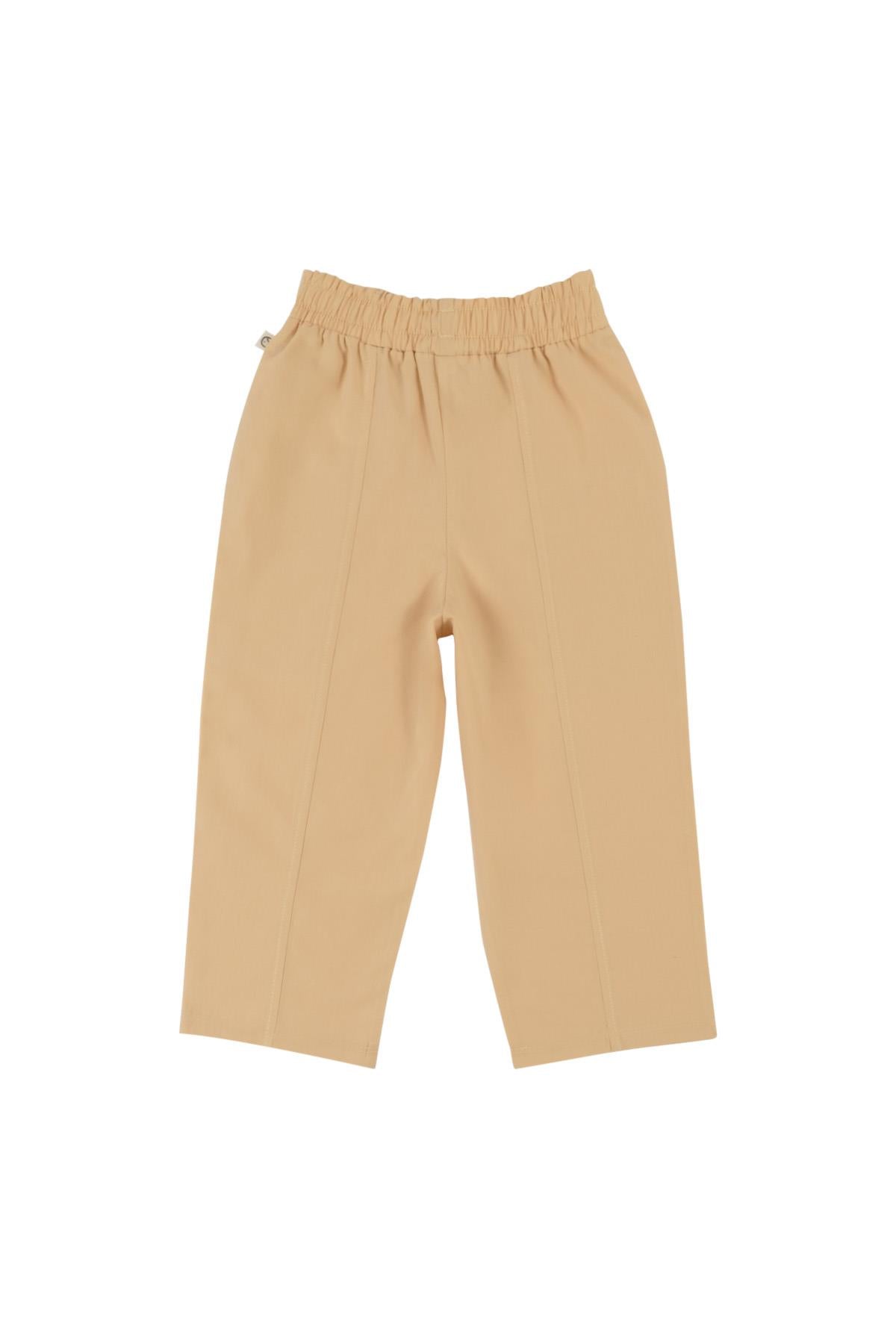 Organic Cotton Pants for Kids in Yellow | Bright and Comfortable