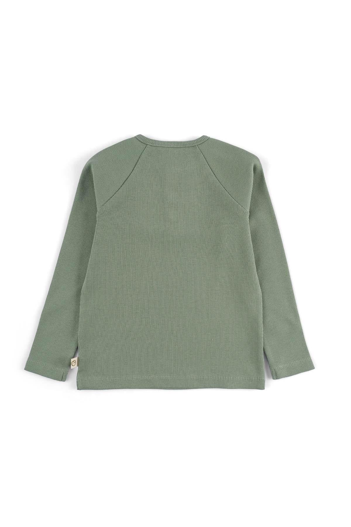 Organic Cotton Camisole Longsleeve - Green Kids Wear | Soft and Breathable