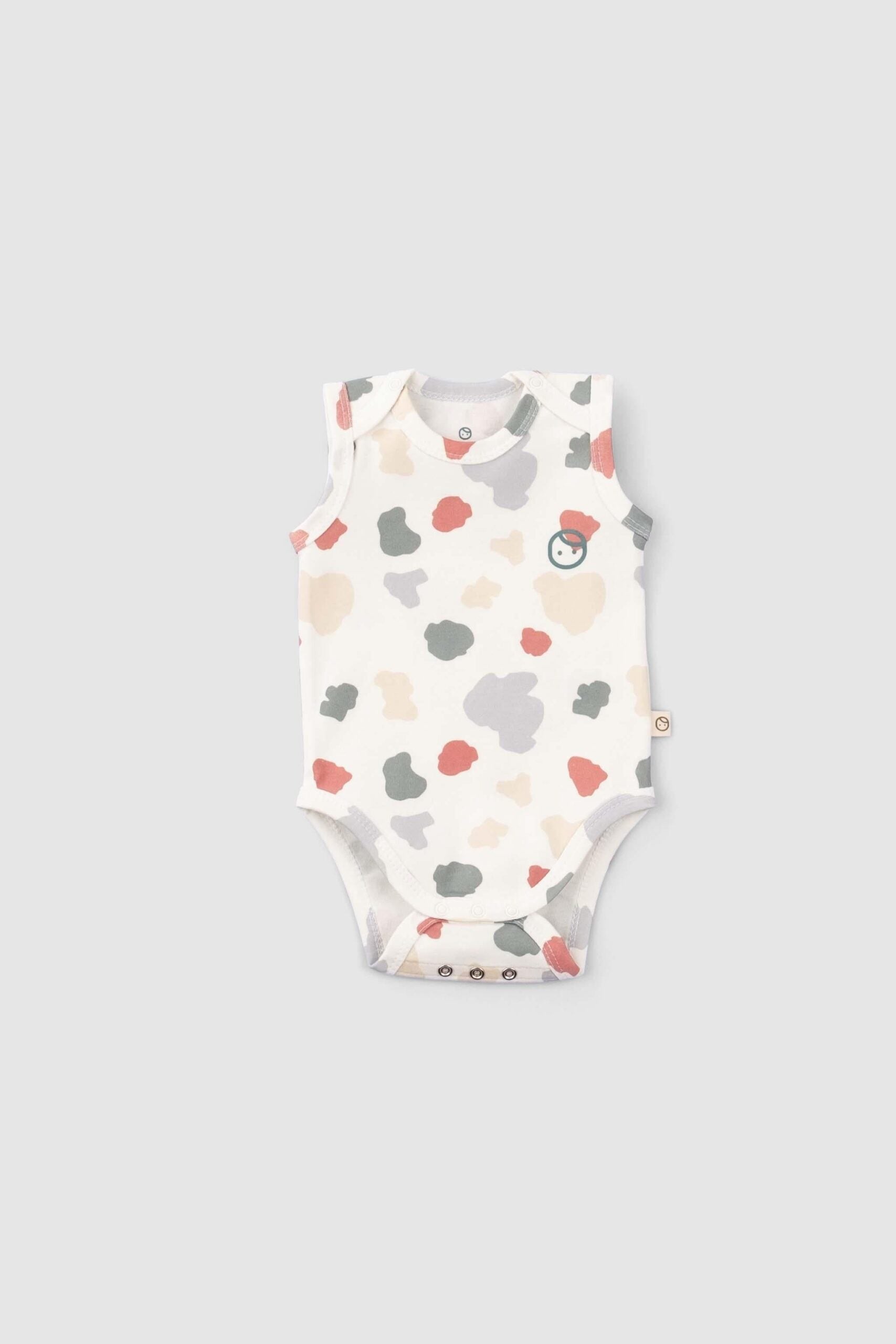 Organic Cotton Bodysuit Set with Animal Print (3-pack)