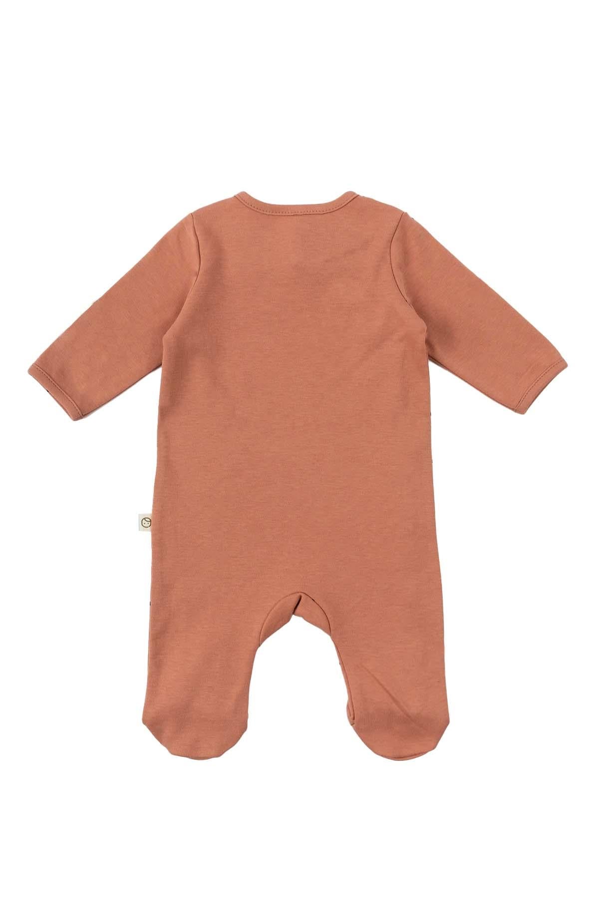 Organic Cotton Footed Onesie - Pink | Soft, Cozy