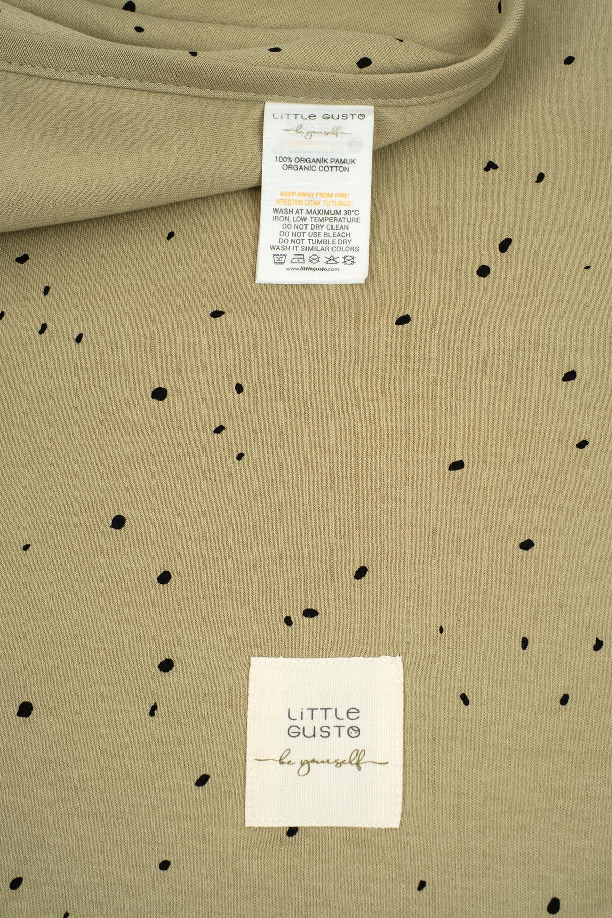 Organic Cotton Double Layer Baby Blanket - Khaki 