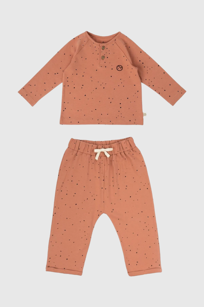 Organic Cotton Pyjama Set -  Cosmos Pink