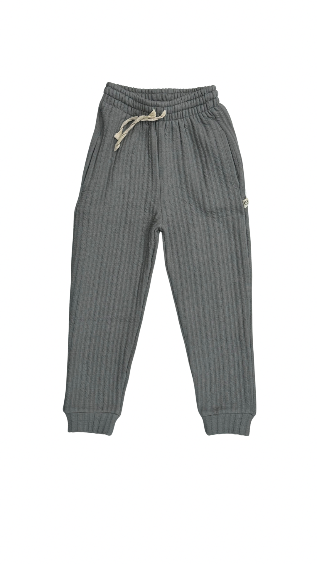 Organic Cotton Kids Sweatpants - Grey | Soft & Sustainable