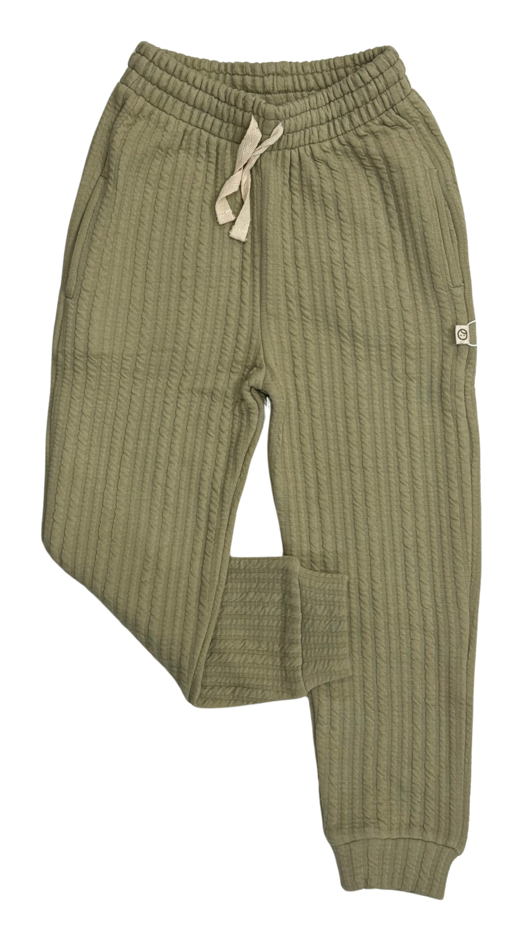 Organic Cotton Kids Sweatpants - Khaki | Comfortable