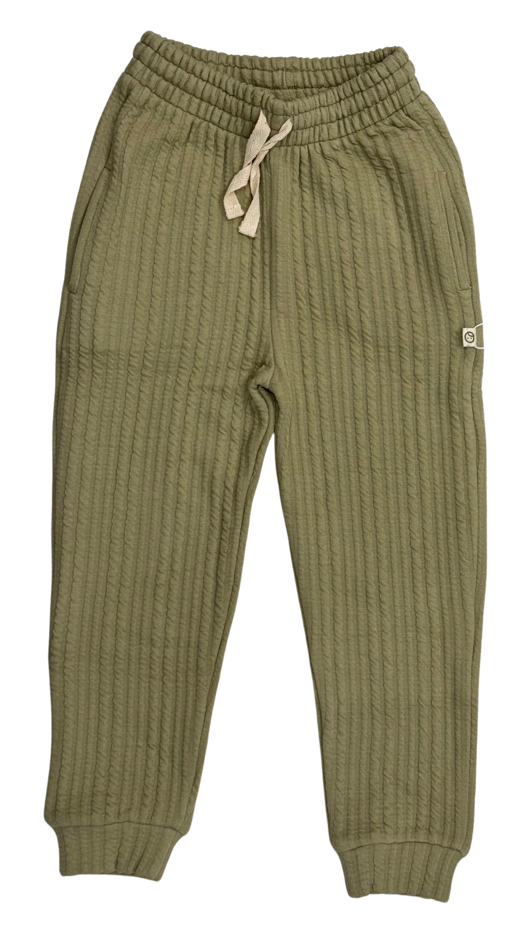 Organic Cotton Kids Sweatpants - Khaki | Comfortable