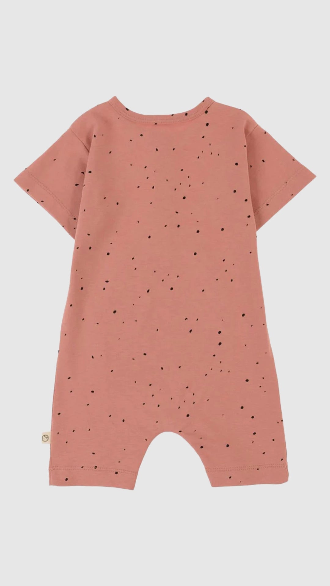 Organic Cotton Romper - Pink Cosmos