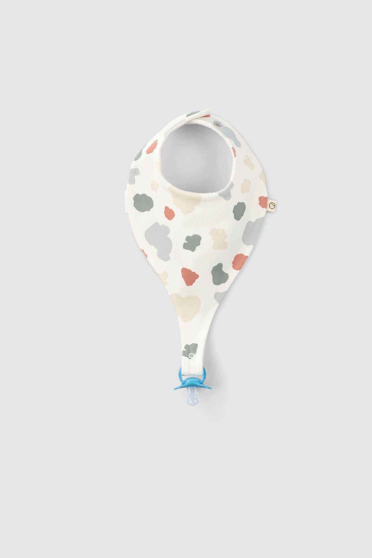 Liquid Proof Organic Cotton Bib Set with Gusto Pattern (2-Pack) | Soft & Durable